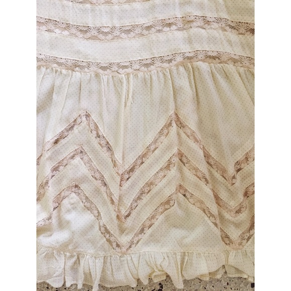 free people intimate voile lace trapeze slip small - Picture 3 of 7